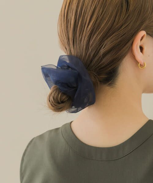 ＊＊SMELLY / スメリー ヘアゴム・シュシュ | シアーヘンケイシュシュ（NVY）