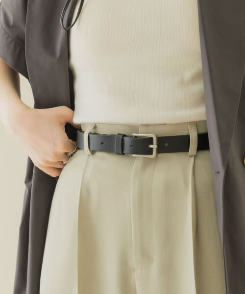 ＊＊SMELLY / スメリー ベルト・サスペンダー | マットバックルベルト（BLK）