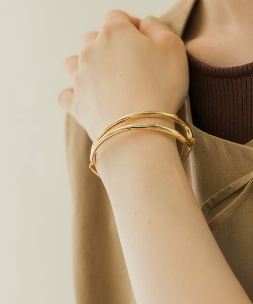 ＊＊SMELLY / スメリー ブレスレット・バングル | 『ドラマ着用商品』アシメラインチェーンマグネットブレスレット（GLD）