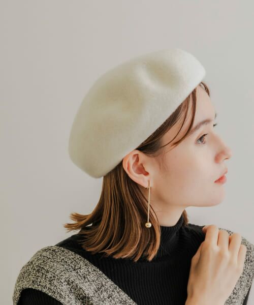 ＊＊SMELLY / スメリー ハンチング・キャスケット・ベレー帽 | シンプルバスクベレー（IVO）
