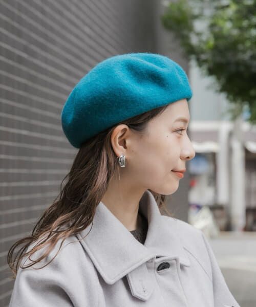 ＊＊SMELLY / スメリー ハンチング・キャスケット・ベレー帽 | シンプルバスクベレー（BLU）