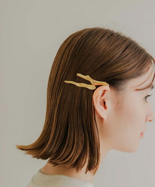 ＊＊SMELLY / スメリー カチューシャ・カチューム・その他 | ニュアンスウェーブセットピン（GLD）