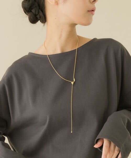 ＊＊SMELLY / スメリー ネックレス・ペンダント・チョーカー | ボールチェーンYスライドネックレス（GLD）