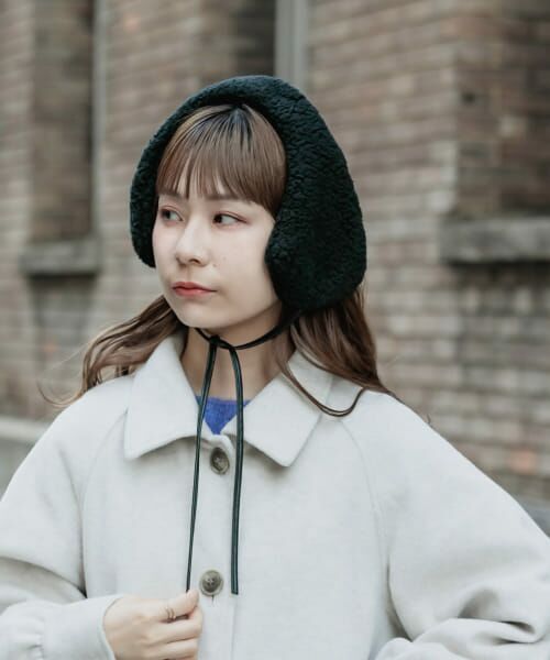 ＊＊SMELLY / スメリー ネックウォーマー・イヤーマフ | ストラップボアイヤーマフ（BLK）