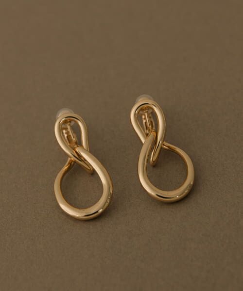 ＊＊SMELLY / スメリー ピアス・イヤリング | メタルツイストドロップイヤリング（GLD）