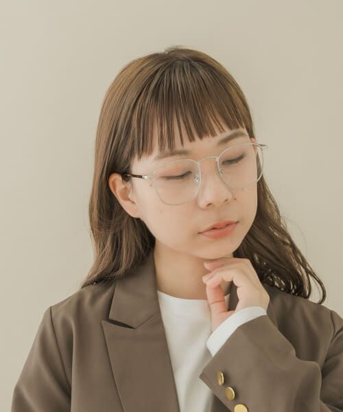 ＊＊SMELLY / スメリー サングラス・メガネ | メタルスクエアダテメガネ（SLV）