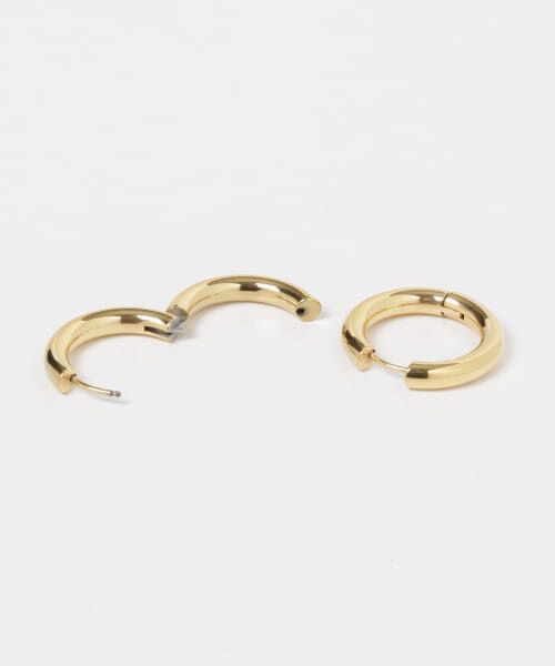 セール】 サージカルステンレスワイドフープピアス （ピアス