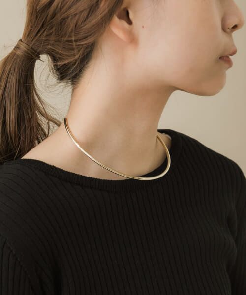 ＊＊SMELLY / スメリー ネックレス・ペンダント・チョーカー | ベーシックメタルネックカフ（GLD）