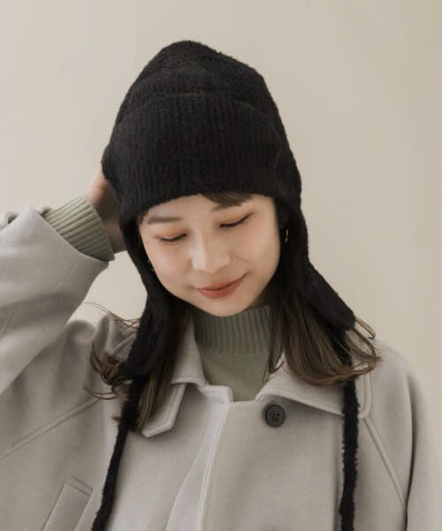 セール】 シャギーニットフライトキャップ （ニットキャップ