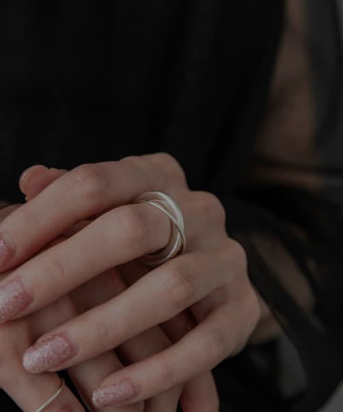 ＊＊SMELLY / スメリー リング | so’　double circle ring（SLV）