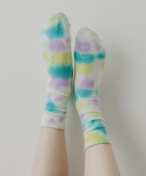 ＊＊SMELLY / スメリー ソックス | タイダイソックス（YEL/PPL）