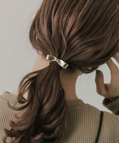 メタルリボンヘアカフセット （ヘアゴム・シュシュ