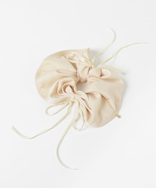 ★売り切れ★No62再販★もこもこシュシュ★ New] コスプレ小物 ヘアアクセサリー 和柄 シュシュ 紅扇/藤孔雀