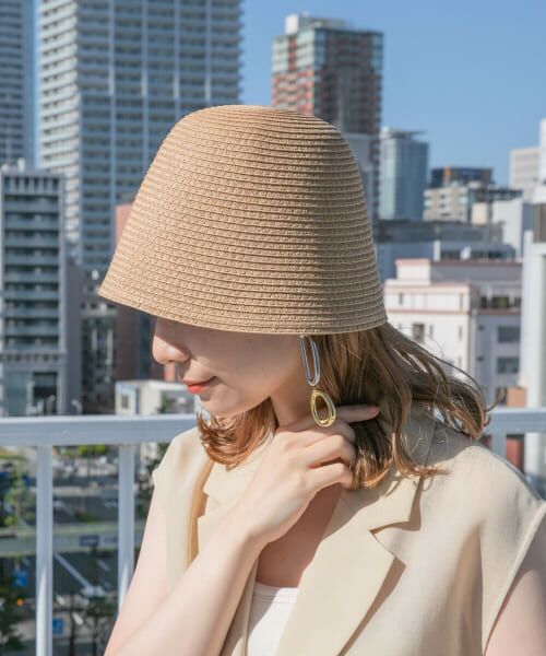 ＊＊SMELLY / スメリー ハット | ペーパークローシュハット（BEG）