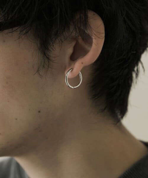 ＊＊SMELLY / スメリー ピアス・イヤリング | 17mmフープピアス（SLV）