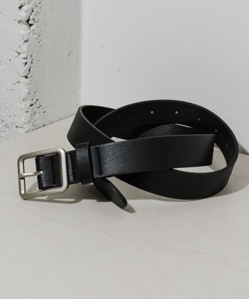 ＊＊SMELLY / スメリー ベルト・サスペンダー | マットスクエアベルト（BLK）