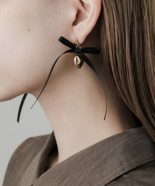 新品　mellowfukushima　umber heart　バレッタイヤリング Heart Pierce｜ハート型ピアス – MARTE