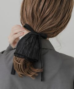 ボリュームグルグルヘアリボン