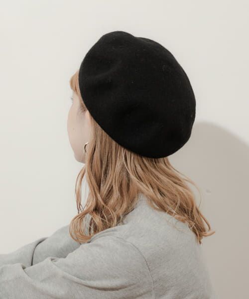 ＊＊SMELLY / スメリー ハンチング・キャスケット・ベレー帽 | シンプルバスクベレー（BLK）