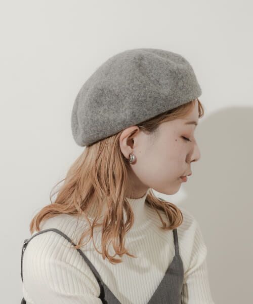 ＊＊SMELLY / スメリー ハンチング・キャスケット・ベレー帽 | シンプルバスクベレー（GRY）