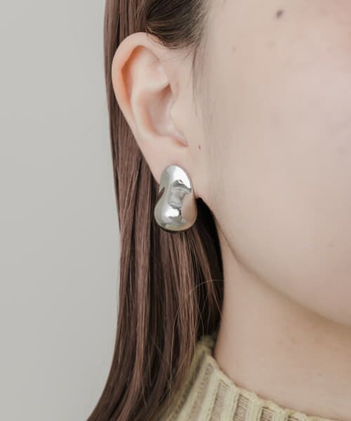 ＊＊SMELLY / スメリー ピアス・イヤリング | メタルデフォルメドロップイヤリング（SLV）