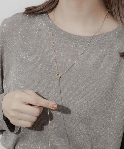 ＊＊SMELLY / スメリー ネックレス・ペンダント・チョーカー | オーバルトップチェーンキリカエYネックレス（GLD）