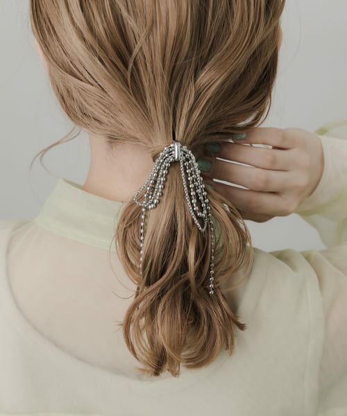 ＊＊SMELLY / スメリー カチューシャ・カチューム・その他 | メタルボールリボンチェーンヘアカフ（SLV）