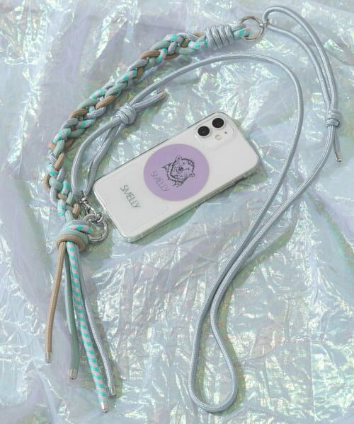 ＊＊SMELLY / スメリー モバイルケース | my Choeae color shoulder（GRY）