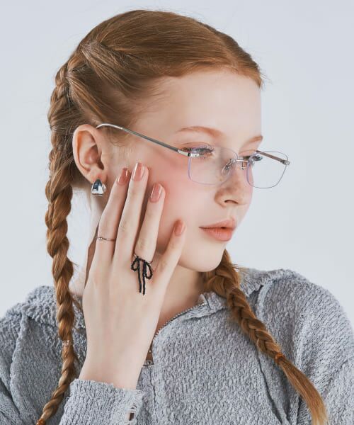 ＊＊SMELLY / スメリー サングラス・メガネ | リムレスダテメガネ（SLV）