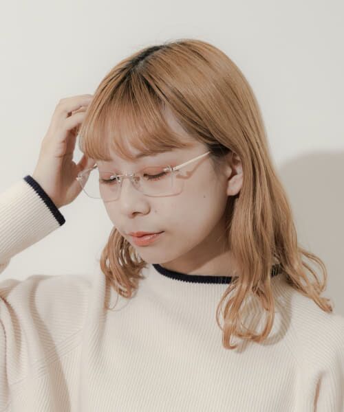 ＊＊SMELLY / スメリー サングラス・メガネ | リムレスダテメガネ（GLD）