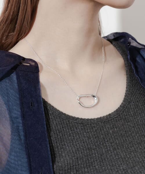＊＊SMELLY / スメリー ネックレス・ペンダント・チョーカー | メタルニュアンスリングネックレス（SLV）