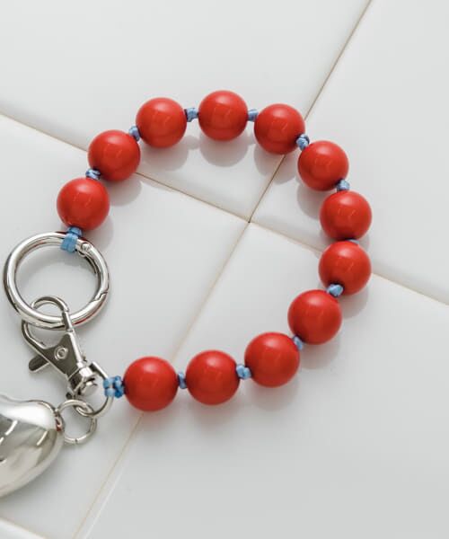 カラーボールミニミラーキーチェーン （キーホルダー