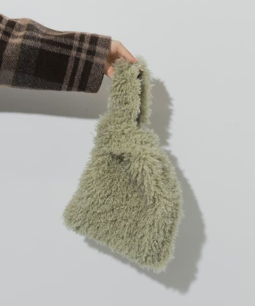 ＊＊SMELLY / スメリー ハンドバッグ | シャギーボリュームバッグ（MNT）