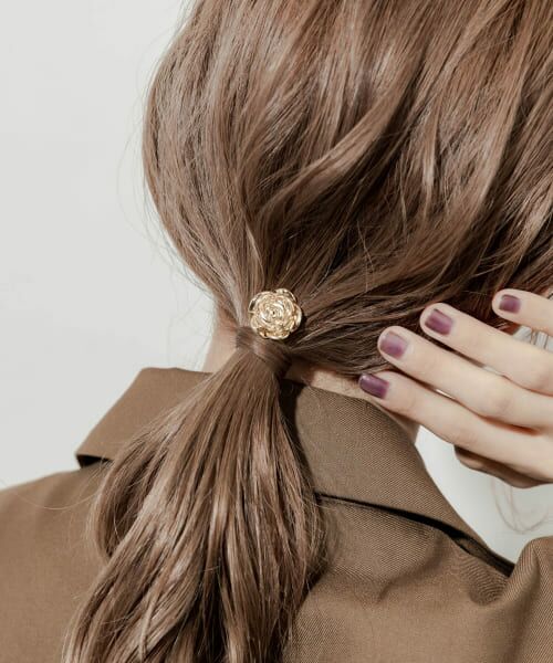 ＊＊SMELLY / スメリー カチューシャ・カチューム・その他 | メタルローズモチーフヘアカフ（GLD）