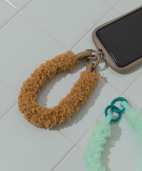 ＊＊SMELLY / スメリー モバイルケース | カラーモールハンドストラップ（BRN）