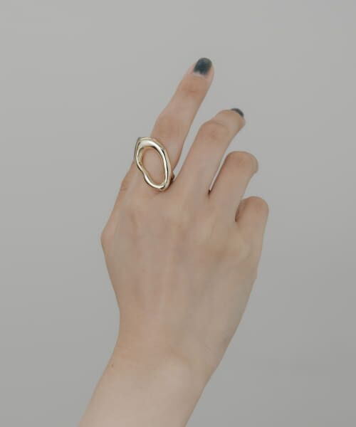 ＊＊SMELLY / スメリー リング | ニュアンスオーバルリング（GLD）