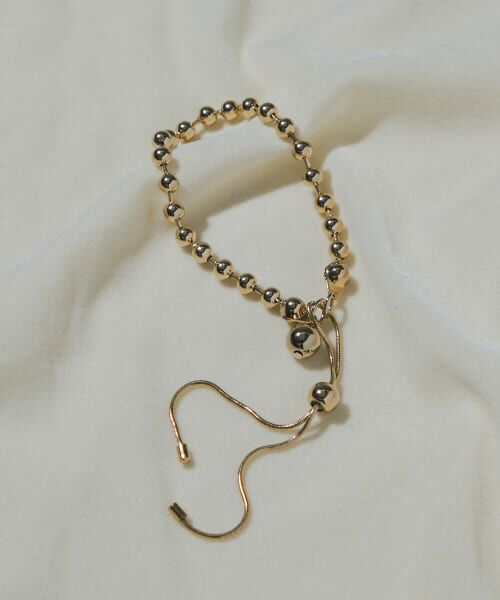 ＊＊SMELLY / スメリー ブレスレット・バングル | メタルボールスライドブレスレット（GLD）