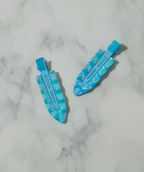 ＊＊SMELLY / スメリー カチューシャ・カチューム・その他 | メタル2セットメイクアップピン（BLU）