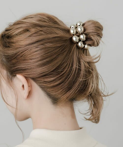 ヘアゴム STEVEN ALAN ヘアゴム 「SASKIA DIEZ」WOOD HAIR TIE/ヘアゴム