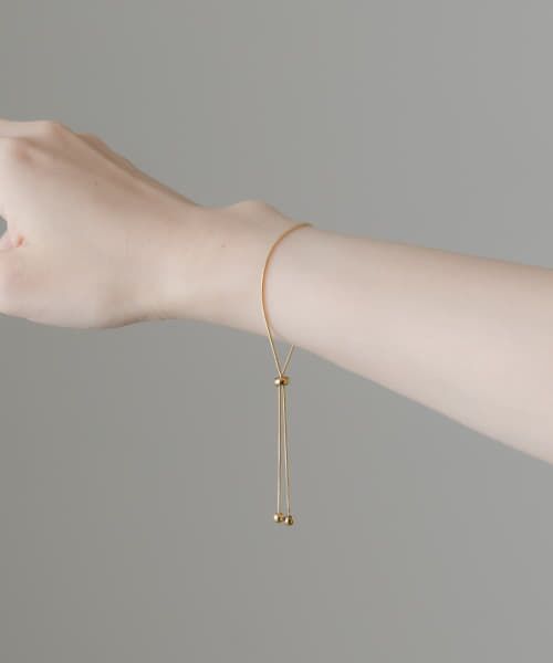 ＊＊SMELLY / スメリー ブレスレット・バングル | ステンレスボールスライドブレスレット（GLD）