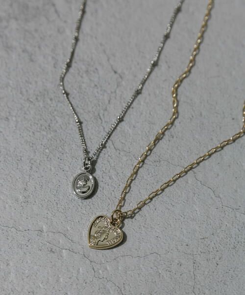 ＊＊SMELLY / スメリー ネックレス・ペンダント・チョーカー | ハートコイン2セットネックレス（GLD/SLV）