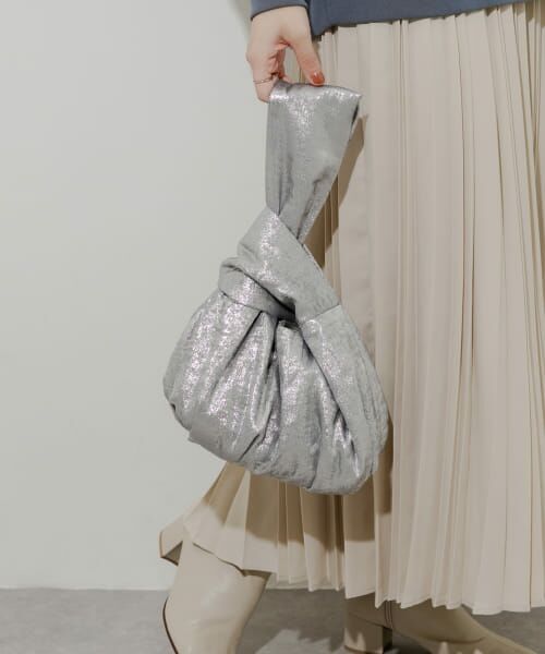 ＊＊SMELLY / スメリー ハンドバッグ | メタリックサークルバッグ（SLV）