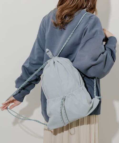 ＊＊SMELLY / スメリー リュック・バックパック | ドロストポケットナップサック（GRY）