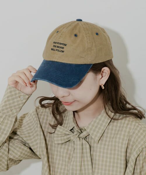 ＊＊SMELLY / スメリー キャップ | バイカラーロゴキャップ（BRN/NVY）