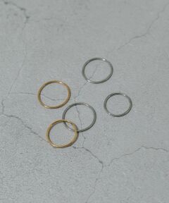 ステンレス5セットリング