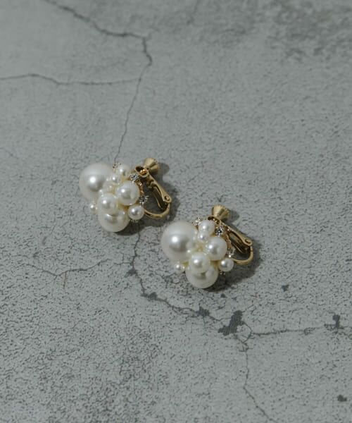 ＊＊SMELLY / スメリー ピアス・イヤリング | ミックスミニパールイヤリング（WHT）