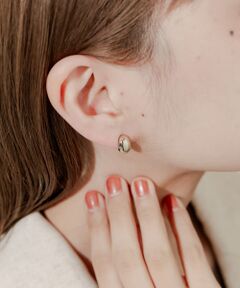 ミニドロップクリップイヤリング