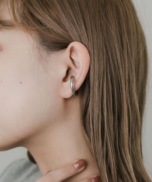 ＊＊SMELLY / スメリー ピアス・イヤリング | ステンレスシンプルイヤカフ（SLV）