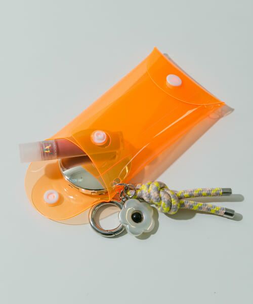 ＊＊SMELLY / スメリー ポーチ | チャームセットクリアポーチ（ORG）