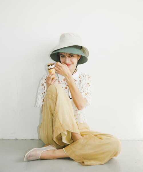 バット Lily__handmade_02 セール】ソフトウールバケットハット（ハット）｜SMELLY